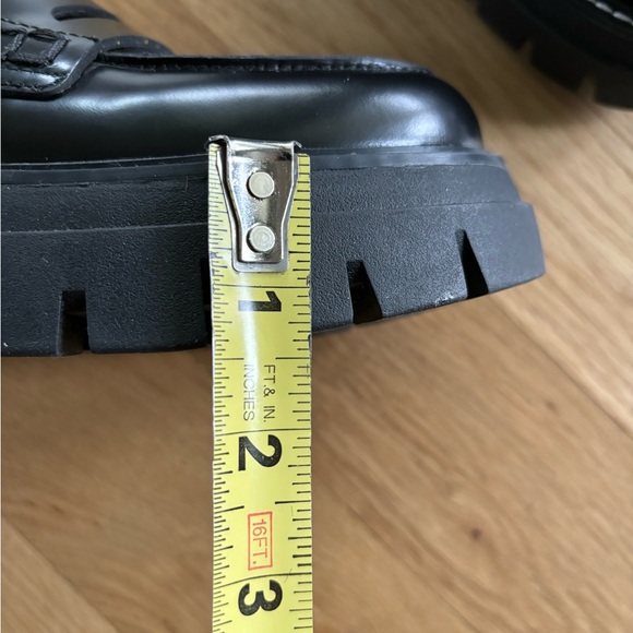 J/Slides black lug sole loafers Size 8.5 - Picture 8 of 11